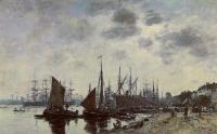 Boudin, Eugene - Bordeaux, Bacalan, View from the Quay
